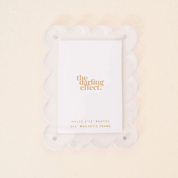 The Darling Effect, Mini Acrylic Picture Frame, Clear, Confete Party
