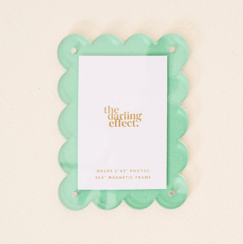 The Darling Effect, Mini Acrylic Picture Frame, Mint Green, Confete Party