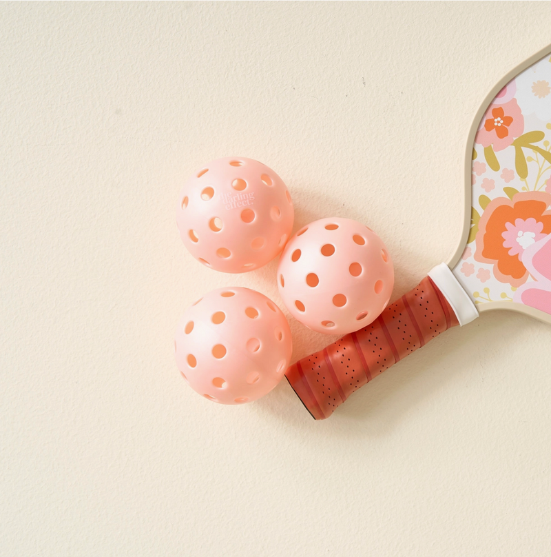 The Darling Effect, Pickleball Ball Set, Pink, Confete Party