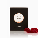 VINOOS, Merlot Wine Gummies, Gift Box Set, Confete Party