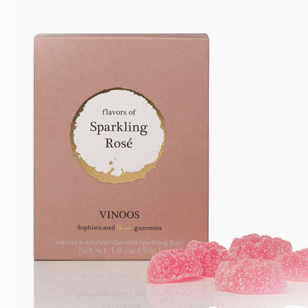 VINOOS, Sparkling Rose Gummies, Gift Box, Confete Party