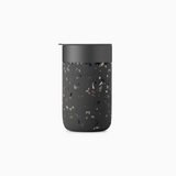 W&P, Reusable Ceramic Mug, Terrazzo Charcoal, Confete Party