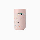 W&P, Ceramic Reusable Mug, Terrazzo Blush, Confete Party