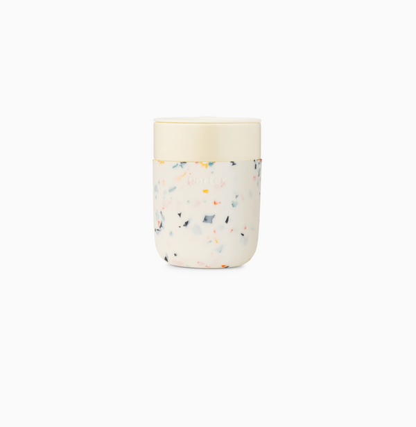 Eco-friendly ceramic reusable mug by Porter, ideal for gifting coffee and tea drinkers.
