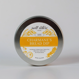 Salt Sisters Charmane’s Bread Dip Seasoning Mix in a 1.5 oz tin, perfect for creating flavorful bread dips and appetizers.