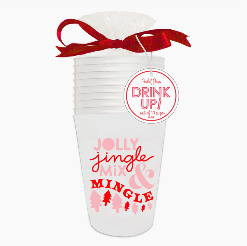 Packed Party Mix-N-Mingle Holiday Cups