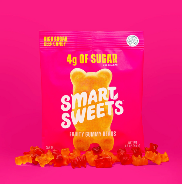 Smart Sweet, Healthy Fruity, Gummy Bears, Low Sugar
