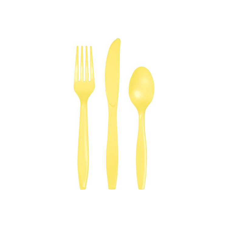 Premium Mimosa Plastic Cutlery