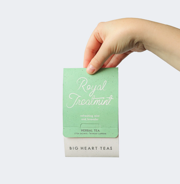 Big Heart Tea Co., Royal Treatmint Tea, Confete Party, Women Owned