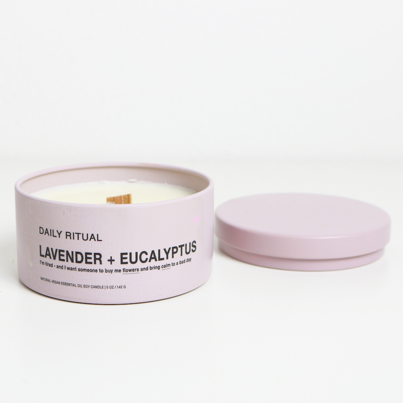 Daily Ritual - Lavender + Eucalyptus Soy Candle