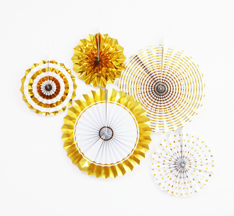 Golden Pinwheel Set