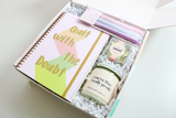 Motivational gift box, keep going journal, quit with the doubt, entrepreneur gift box, girl boss gift, new venture gift