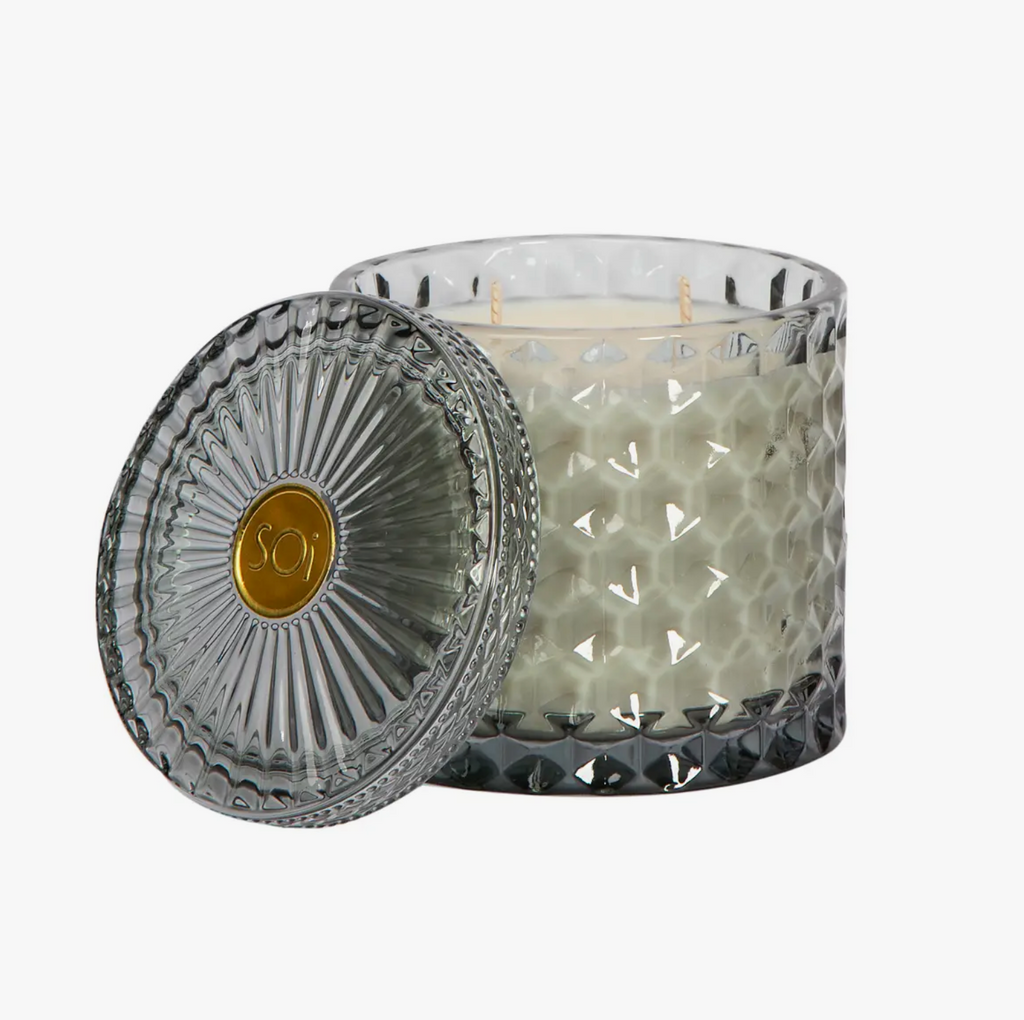 Heathered Suede Shimmer Candle