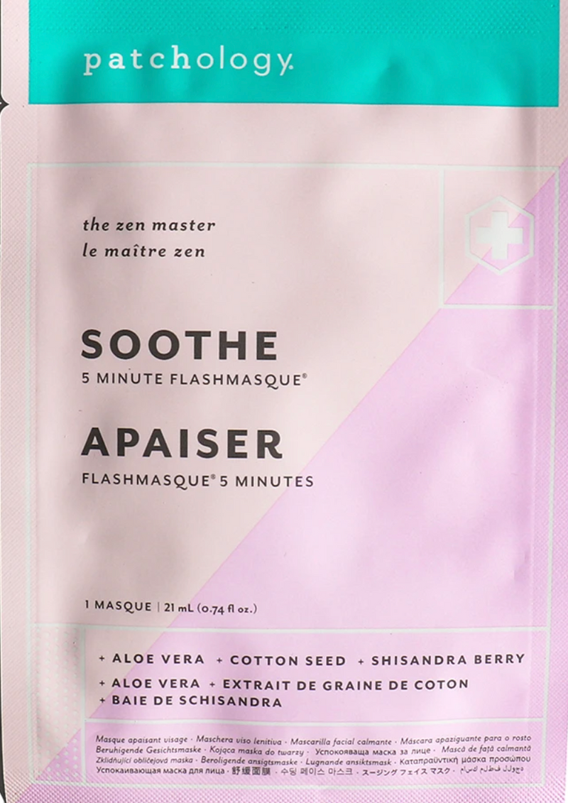 FlashMasque® Soothe 5 Minute Sheet Mask, face mask for sensitive skin, face mask for first time users.