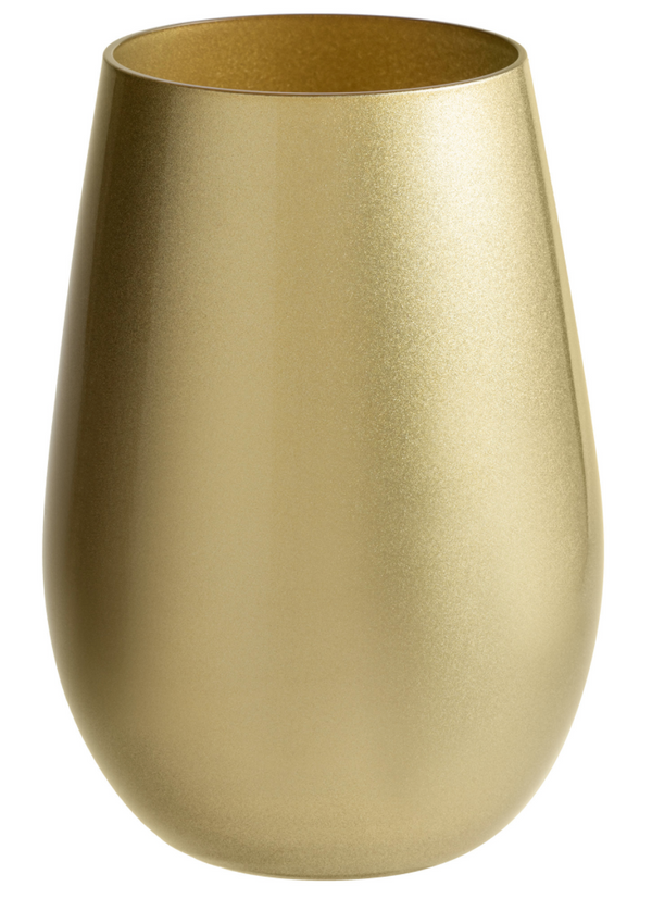 Gold Stemless Wine Glass
