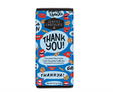 Seattle Chocolate, Thank you chocolate chip cookie dark chocolate truffle bar, confete party box