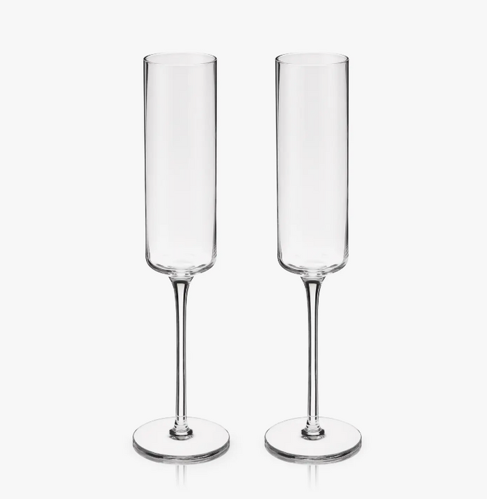 Boxer Gifts Age 21 French Lace Champagne Flute, Clear: Champagne Glasses - View #6