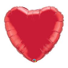18" Red Foil Heart Balloon