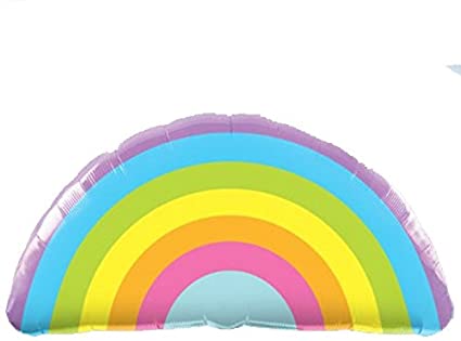 qualatex rainbow mylar balloon
