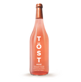 tost Rose non-alcholic sparkling wine, confete party, non-alcoholic beverage, non-alcoholic gift 